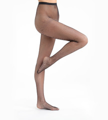 Колготки в классическую сетку 73 DEN DIM 2165_Черный