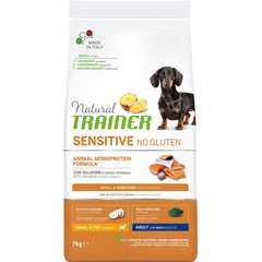 Natural Trainer Sensitive No Gluten Mini Adult Dog – Salmon