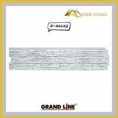 Панель фасадная GL  Я-фасад  Крымский сланец Серебро 0,46м2