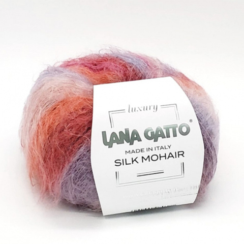 LANA GATTO Silk mohair print