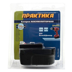 Аккумулятор для B & D ПРАКТИКА 14,4В, 1,5Ач, NiCd, блистер (774-313)