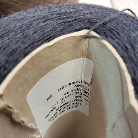 Меринос ZEGNA BARUFFA CASHWOOL 2/30 темно-серый