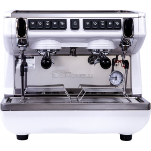 Кофемашина рожковая автоматическая Nuova Simonelli Appia Life Compact 2Gr V 220V white+economizer+Easy Cream+high groups