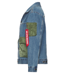 Куртка Alpha Industries Denim Jacket Replica Blue (Синяя)