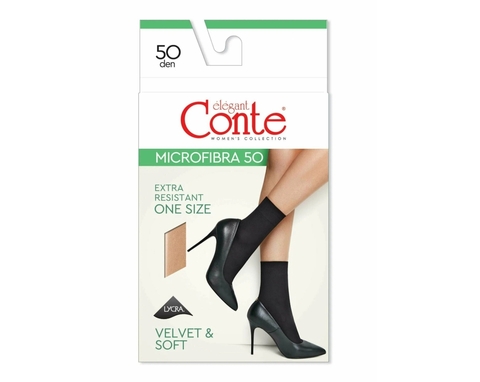 Носки женские 50 Den Microfibra (1 пара), р. 23-25 Shade Conte
