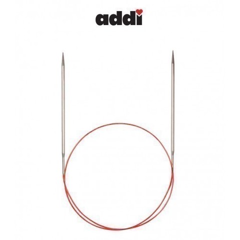 Спицы Addi круговые с удлиненным кончиком для тонкой пряжи 50 см, 3.5 мм