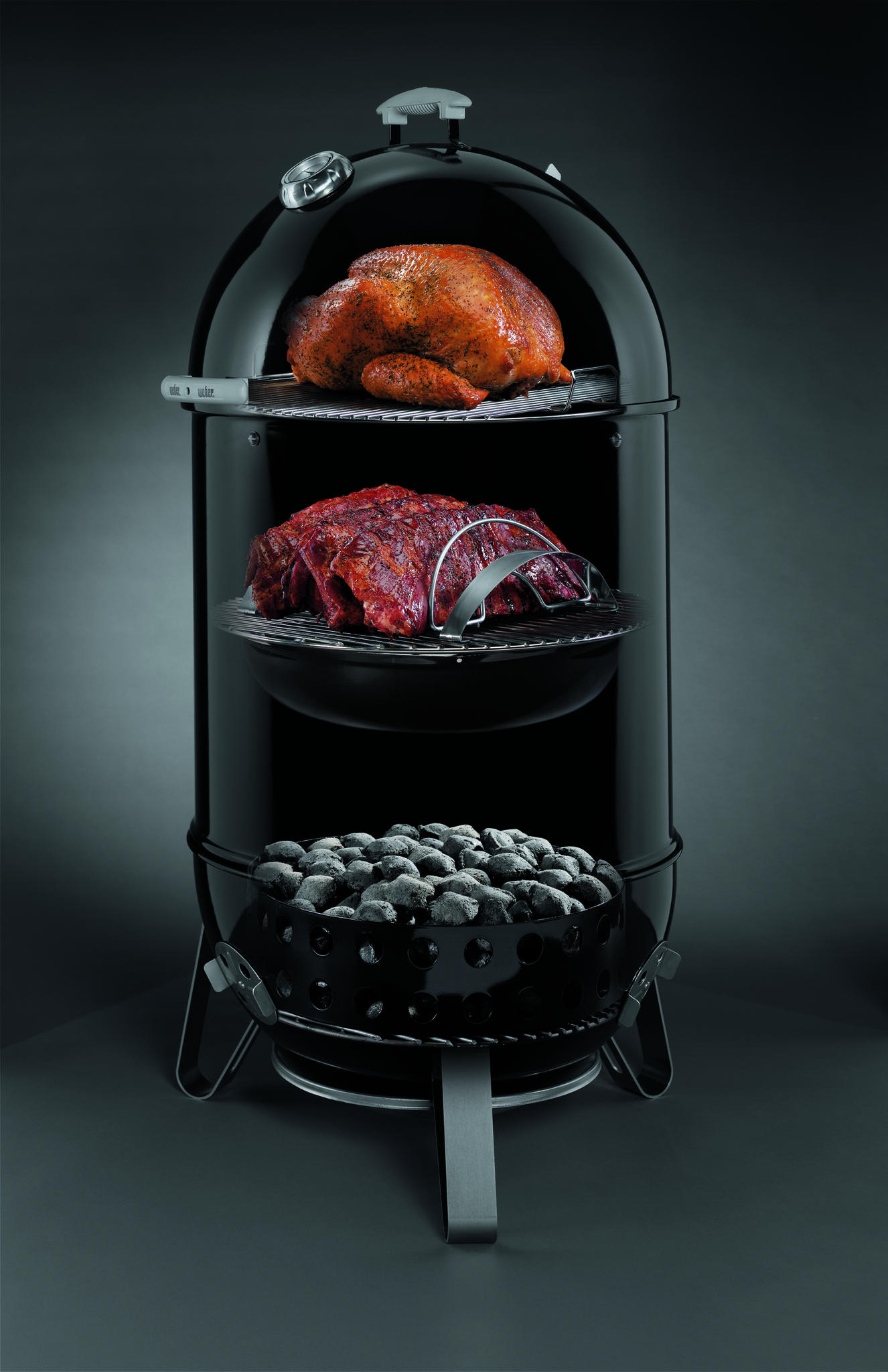 Коптильня угольная Weber Smokey Mountain Cooker 57cm