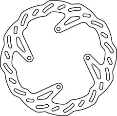 Диск тормозной передний SX 1533F3