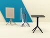 Стол пластиковый складной Siesta Contract Sky Folding Table 60, черный