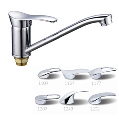 Смеситель для мойки TSB 650-1177 однорычажный, без гибкой подводки, длинный излив