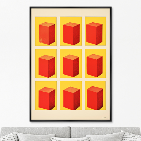 ArtNoMore - Репродукция картины на холсте Colors and shape space, No 1, 2024г.