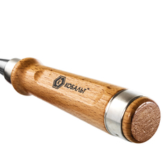 Стамеска плоская КОБАЛЬТ 6 х 140 мм, CR-V, деревянная рукоятка (1 шт.) подвес (Арт. 245-701)