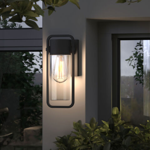 Уличный настенный светильник  Lab 35001/D черный