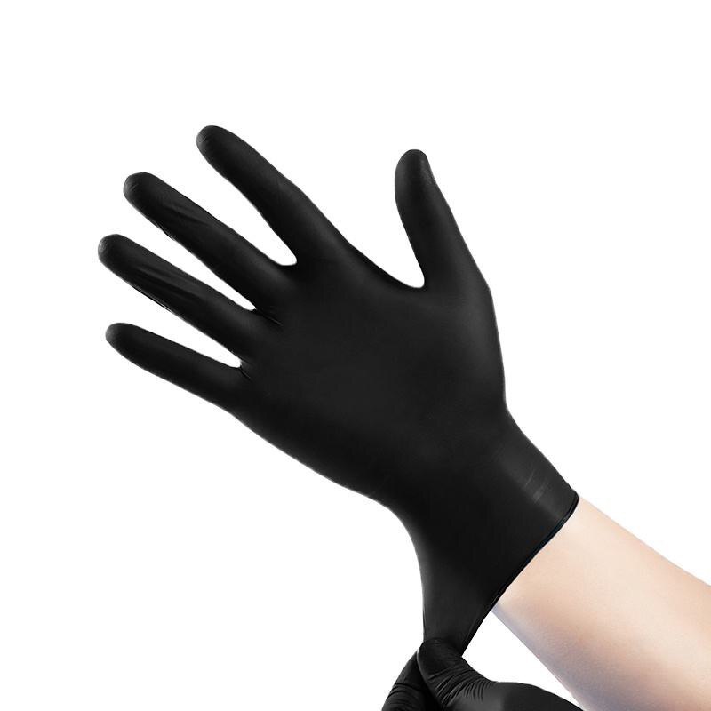 Нитриловые перчатки уп. 100 шт черный