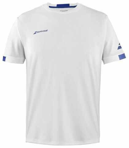 Теннисная футболка Babolat Play Crew Neck Tee Men - white/white