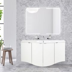 Cezares 55176 RIALTO Шкаф подвесной с одной распашной дверцей, левосторонний 55176 Bianco opaco, 34x41x65 фото