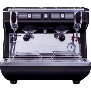 Кофемашина рожковая полуавтоматическая Nuova Simonelli Appia Life Compact 2Gr S 220V black+economizer+high groups+ cupwarmer