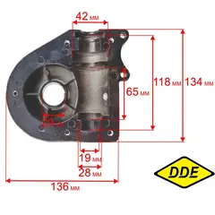 Корпус редуктора DDE ST6560L правый