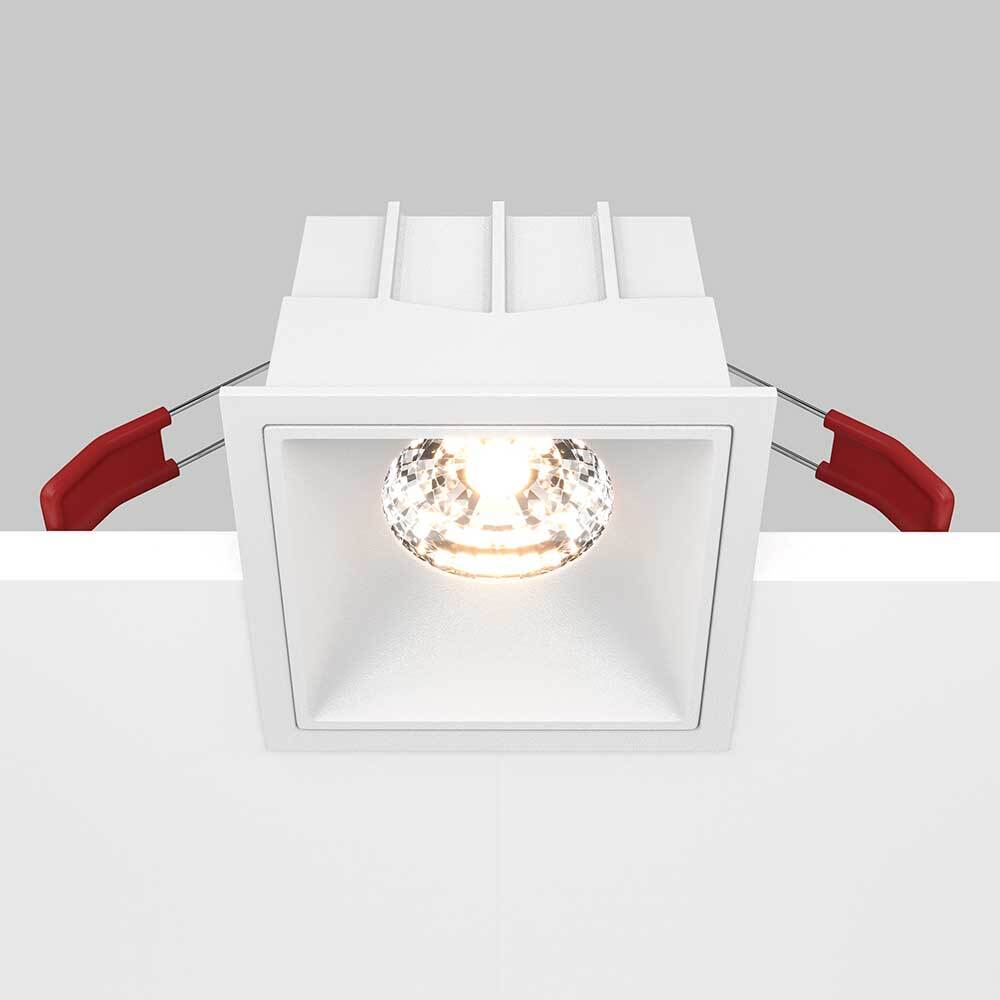 Встраиваемый светильник Maytoni Alfa LED DL043-01-15W3K-SQ-W