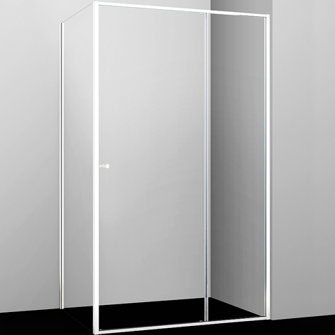 Душевой уголок, профиль белый 120x90x200 WasserKRAFT Rhin 44S07