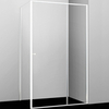 Душевой уголок, профиль белый 120x90x200 WasserKRAFT Rhin 44S07