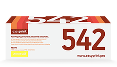 Картридж EasyPrint LH-CF542X/CF402X/045H/054H Y для HP M252/M254/M277/Canon LBP611/621/MF631/641 (2500 стр.) желтый, с чипом