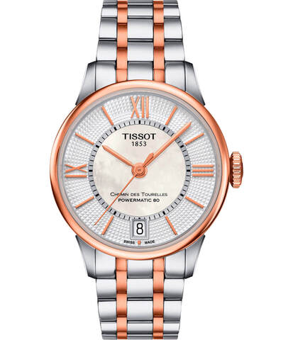 Наручные механические часы Tissot Chemin des Tourelles Powermatic 80 Lady T099.207.22.118.02
