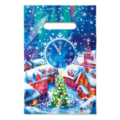 Пакет полиэтиленовый, Волшебная ночь с вырубной ручкой, 20*30 см (Д*В), 1 шт.