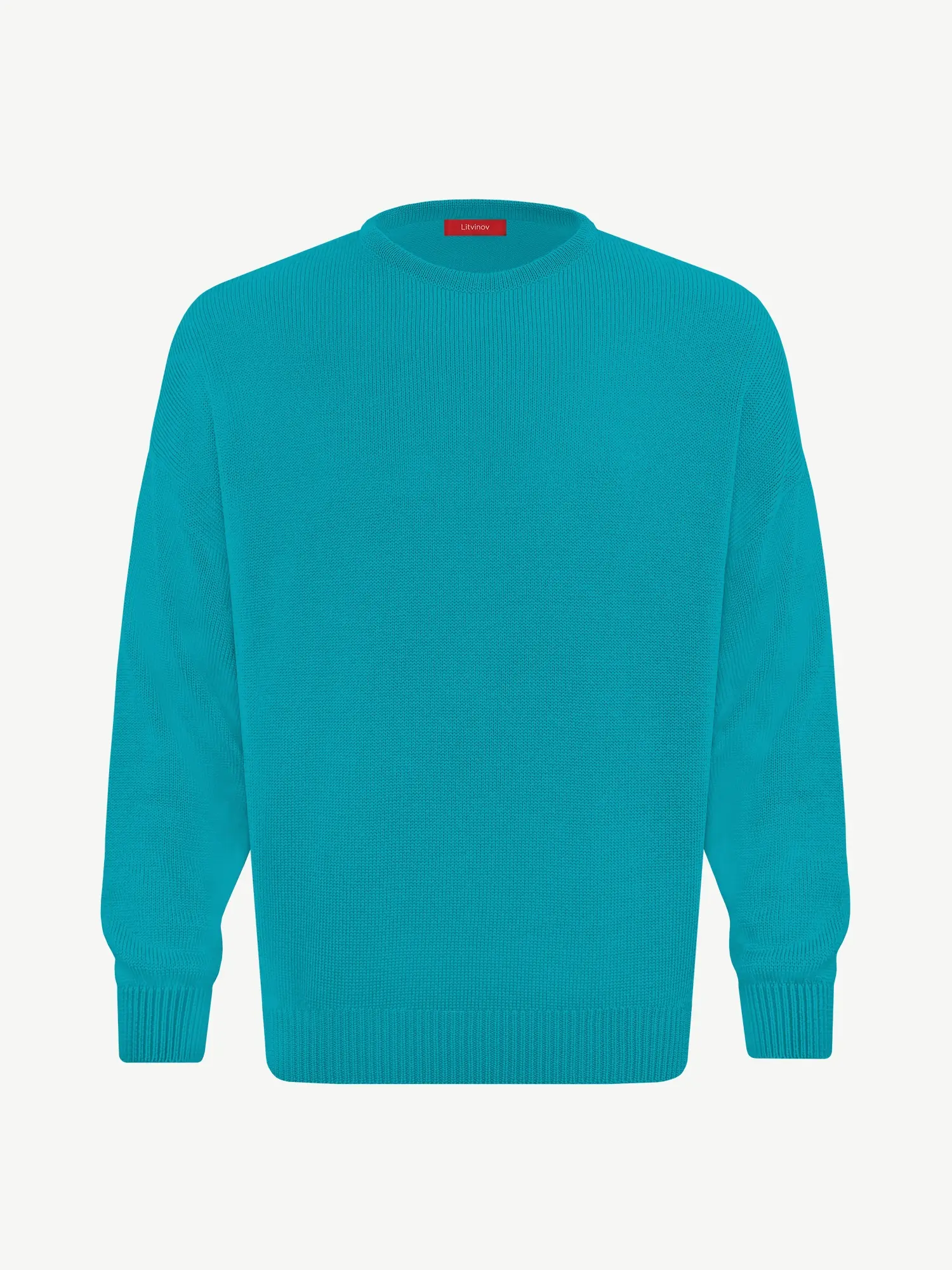 Джемпер оверсайз из экохлопка