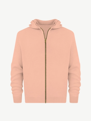 Толстовка на замке из экохлопка