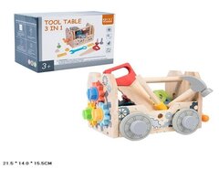 Набор деревянных инструментов, 3 в 1 24*18