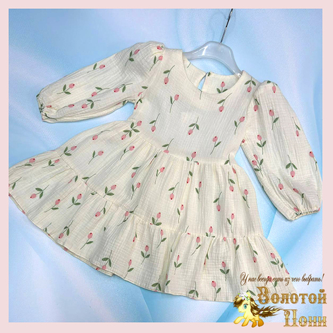 Платье хл/муслин д (4-7) 251220-R2097