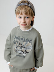 джемпер  для мальчика  КР 302843/хаки 6206 к592
