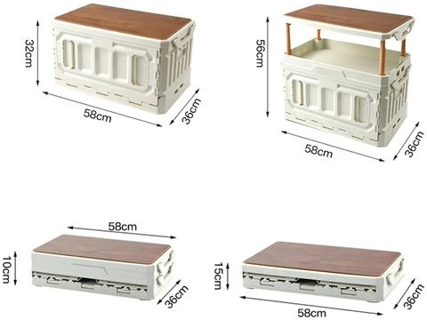 Картинка ящик складной Skully  white - 3