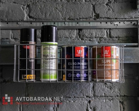 Средняя металлическая корзина 400х140х140 (для химии, спреев) , BS-K4-M