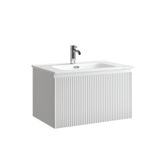 Sancos SNR1.070W Тумба подвесная SANCOS Snob R 1.0 690х445х406, c одним ящиком оснащенным доводчиками Bianco, арт. SNR1.070W фото