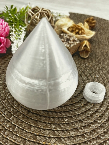 Плафон сферический конус на резьбе/ D6cм, H7,2см. Пластик (5шт)