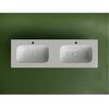 Ceramica Nova Grace CN7022 Раковина мебельная прямоугольная с двумя чашами и отв. под смеситель, 141x45.7