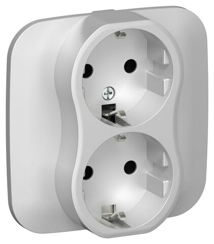 FLITE Роз. 2-я с з/к без з/ш б/к 16А РС12-1-А-ФлА ал. IEK