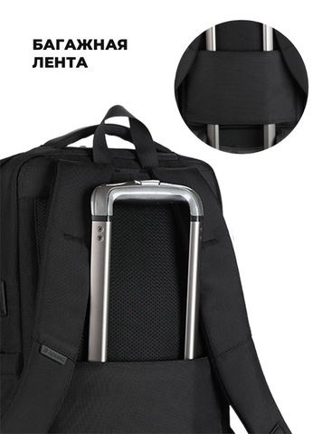 Картинка рюкзак городской Aoking SN2119 Black - 6