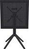 Стол пластиковый складной Siesta Contract Sky Folding Table 60, черный