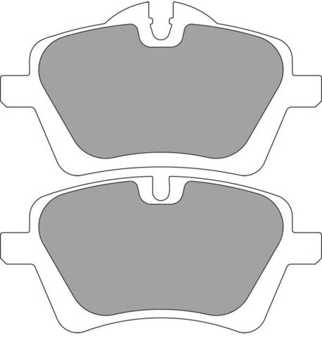 FCP415S Тормозные колодки дисковые DS PERFOMANCE