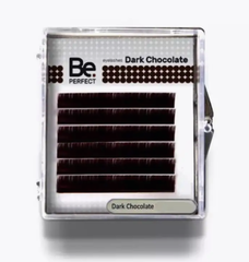 Коричневые ресницы Be perfect Dark Chocolate MIX 6 линий