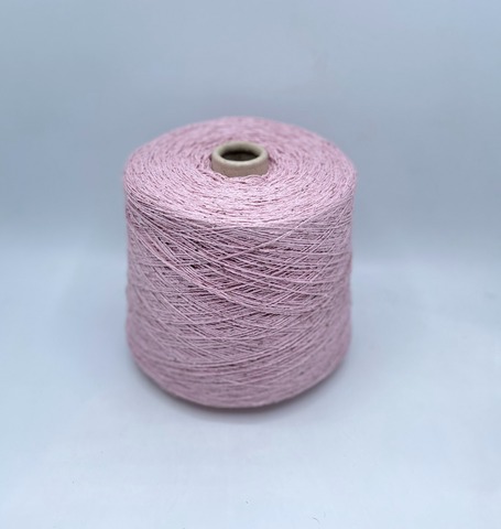 Filati Buratti (пр.Италия),art.Seta bourette, 400м/100гр,100%Буретный шелк ,цвет -Розовый,твидовый, арт.33339
