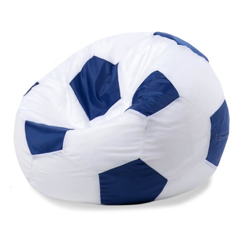 Кресло-мешок «Мяч» Бело-синий