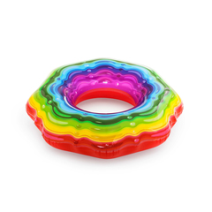 Надувной круг для плавания  Rainbow Ribbon 115 см, Bestway 36163