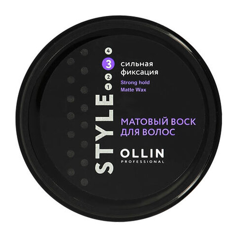 OLLIN Style Hard Wax Normal - Матовый воск для волос сильной фиксации