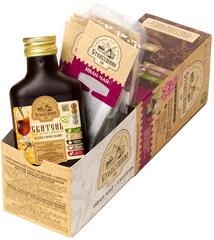 Вкусный набор для крепкого здоровья Столбушинский (иван-чай ферментированный 5 пакетов по 4г. + сбитень классический 100 мл.)