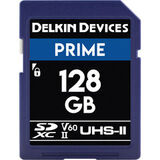Карта памяти Delkin Devices Prime SDXC 128GB UHS-II U3 V60, R/W 280/150 МБ/с