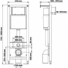 Berges 43347 Комплект : инсталляция АТОМ Line кнопка матовый хром, унитаз FLOE S Rimless 51 см, сиденье тонкое дюропласт, микролифт, быстросъем